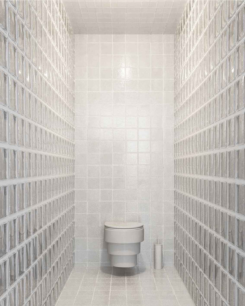 Osez le total look blanc pour la déco de vos toilettes